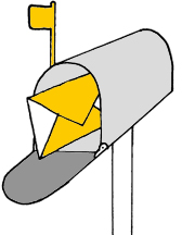 Zeichnung eines Briefkastens